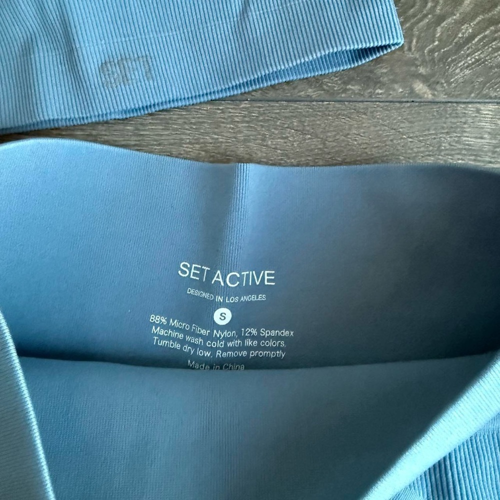 Set active Seamless Blue Workout Set - Picture 6 of 6